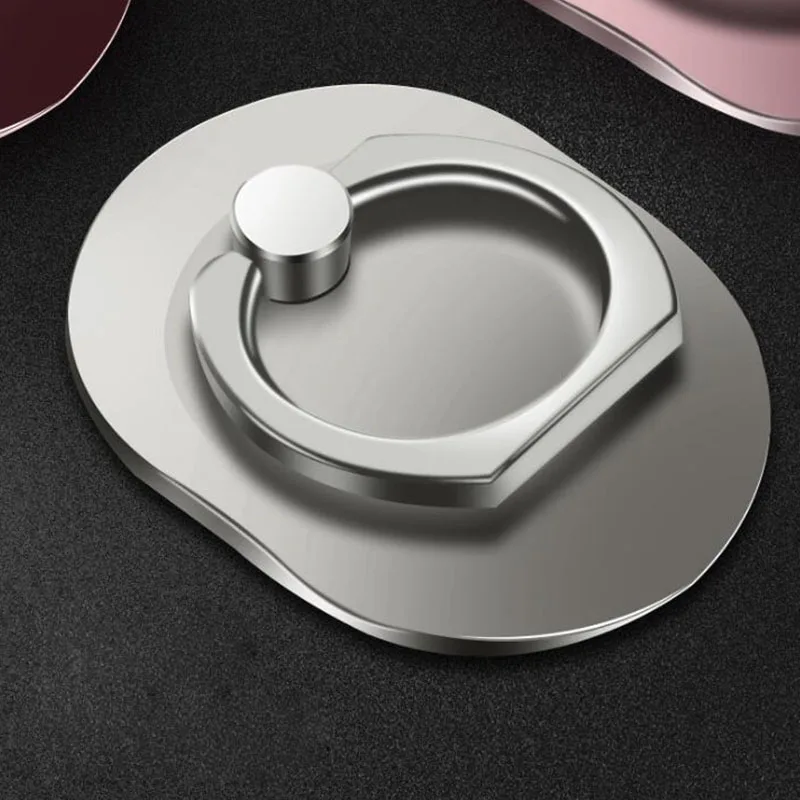 4 Silver Кольцо на палец, подставка для мобильного телефона, смартфона, держатель для iPhone X, 8, 7, 6, 6S Plus, 5S, смартфон, IPAD, MP3, автомобильный держатель, подставка для samsung - Цвет: 4 Silver