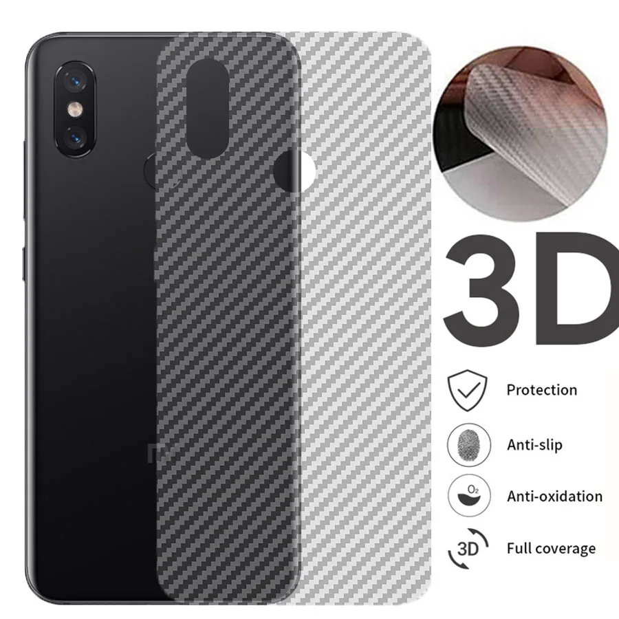 3D Защитная пленка для задней панели из углеродного волокна Xiaomi Mi 9 8 SE A2 Lite Poco Pocophone