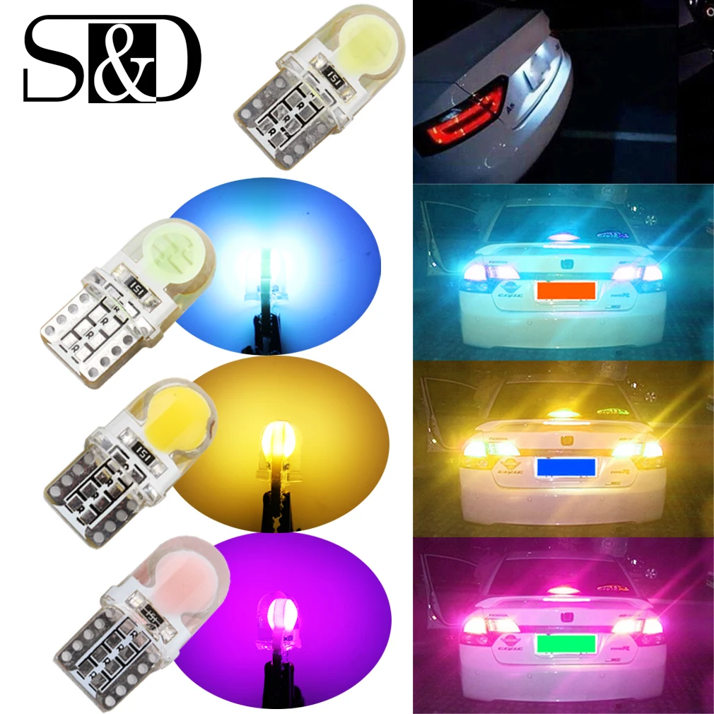 Светодиодные Автомобильные лампы T10 194 168 W5W COB 8 SMD СВЕТОДИОДНЫЙ CANBUS яркая