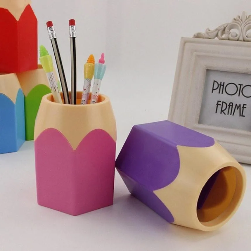 Новинка Лидер продаж креативная ваза для ручек горшок карандашей держатель
