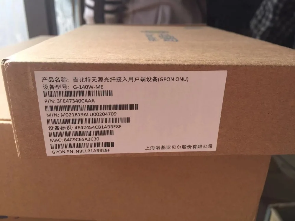 Английская версия Alcatel Lucent G 140W ME GPON ONU с 4GE портами LAN двухдиапазонным Wi Fi 2