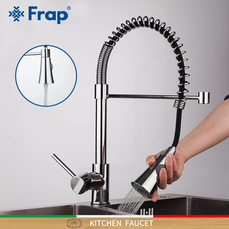 FRAP смесители для кухни медный кухонный миксер кран воды краны холодной и горячей