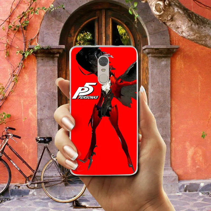 Мягкие чехлы для телефонов Persona 5 Niijima Makoto Queen Xiaomi Redmi Mi Note 2 3S 4X 4A 6 5S 5A 8 A1 Pro Plus