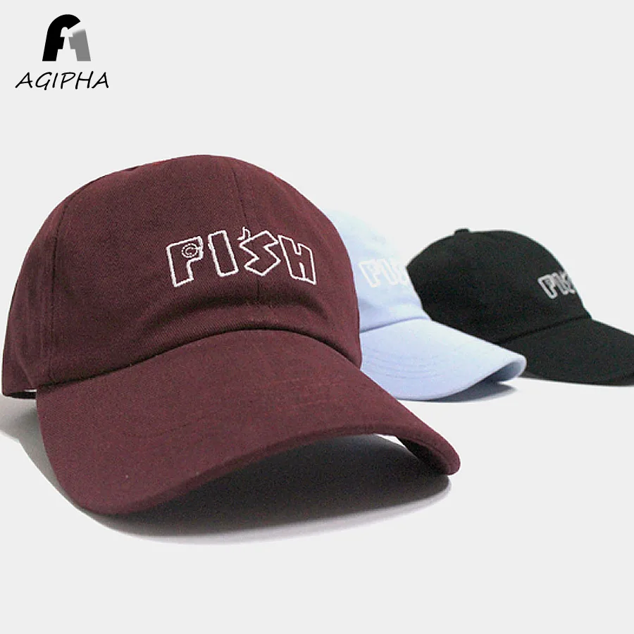 Новинка, Стильная хлопковая бейсболка с надписью Fish для женщин и мужчин, черная летняя бейсболка Типа QQ01