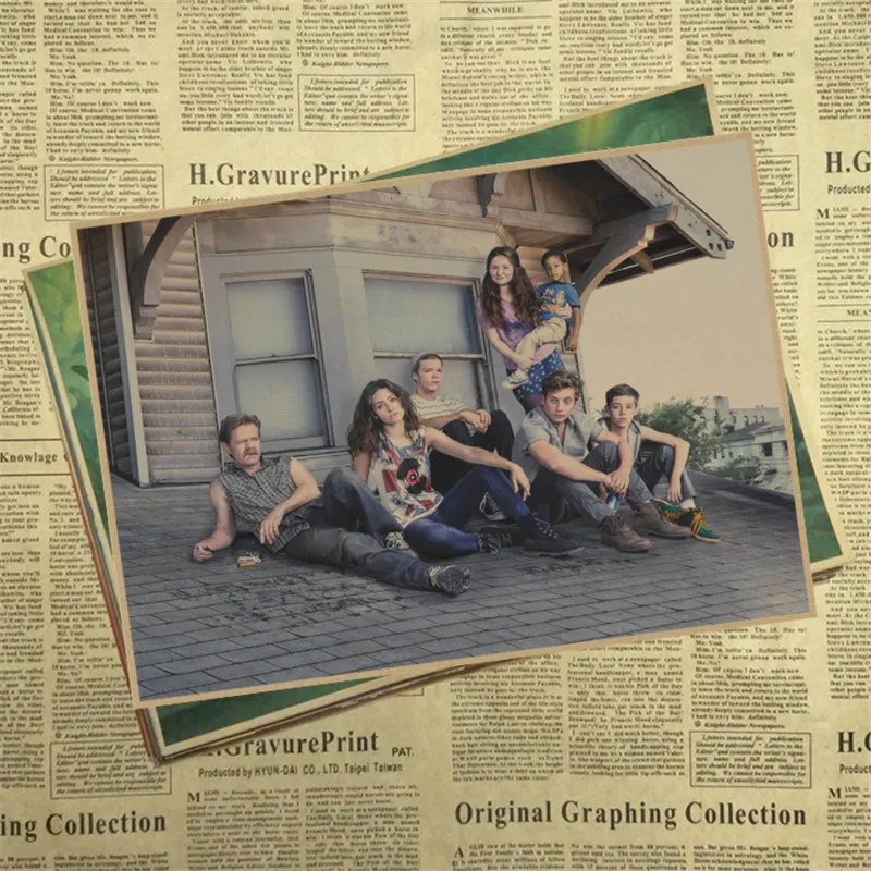 Винтажный постер из крафтовой бумаги с бесстыдным сердечником Классический