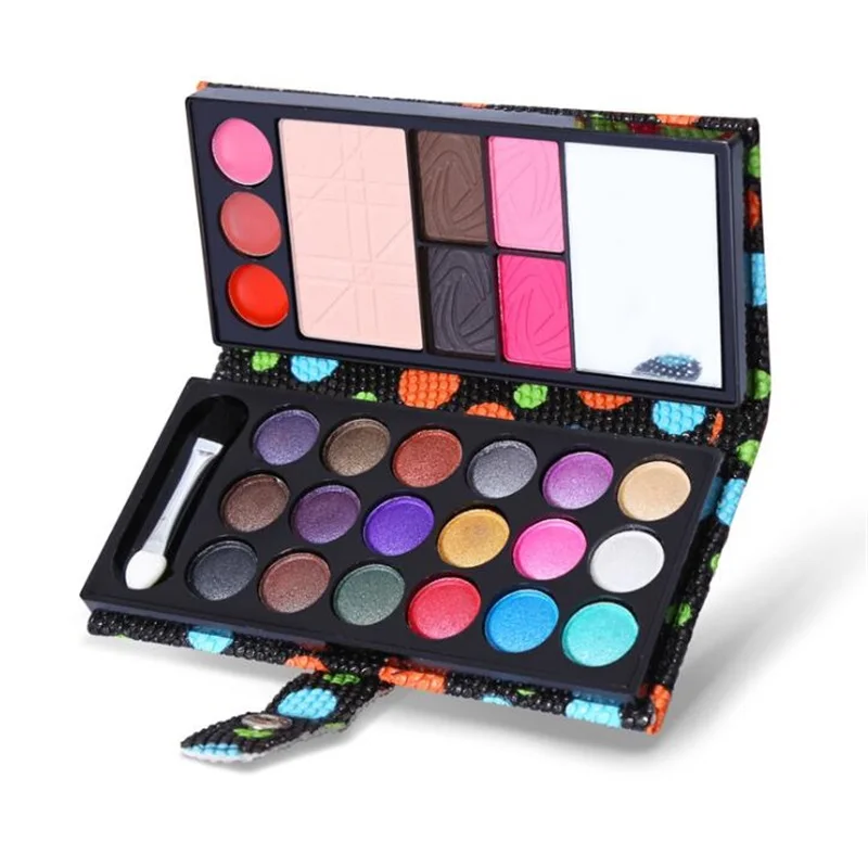 Beauty Fashion 1 коробка 26 цветов косметические тени для век румяна блеск губ бровей