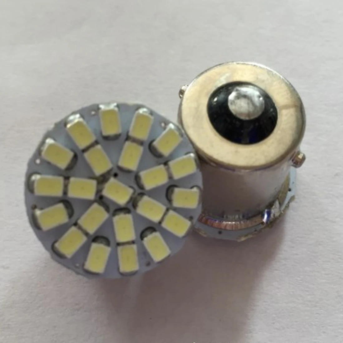 1156 22SMD P21W BA15S светодиодный автомобильная лампа Авто Передние стоп сигналы