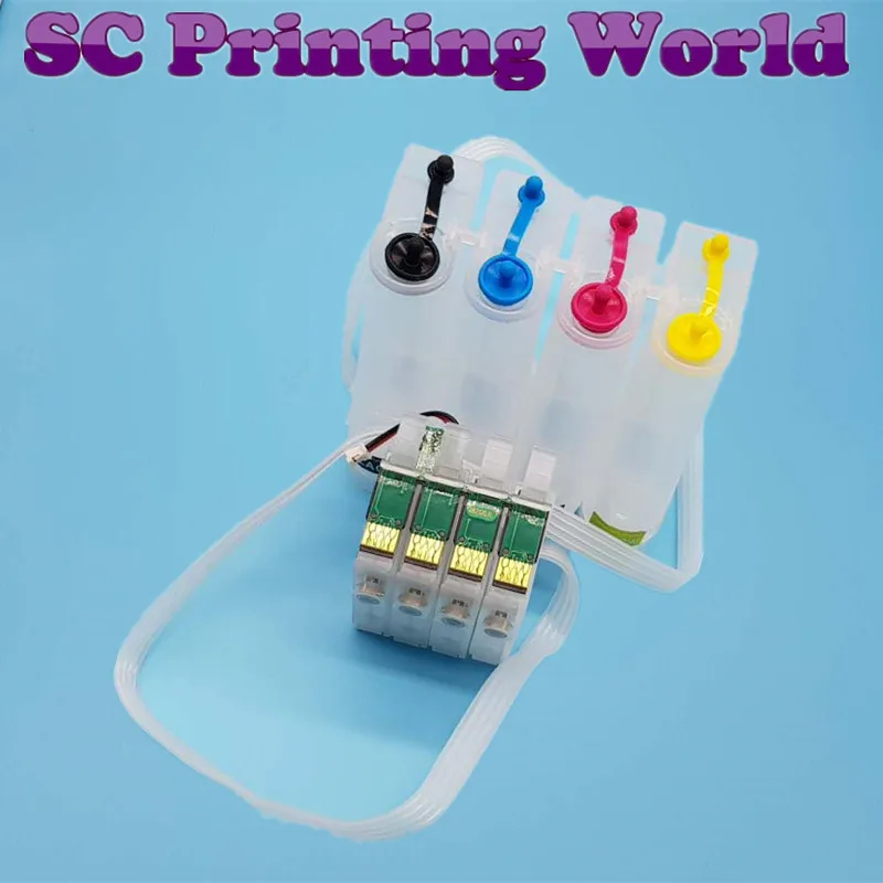Новая чернильная система СНПЧ для epson WF3620 WF3640 WF7610 WF7620 WF7110 WF 7725 WF7710 WF7720 принтер 252XL
