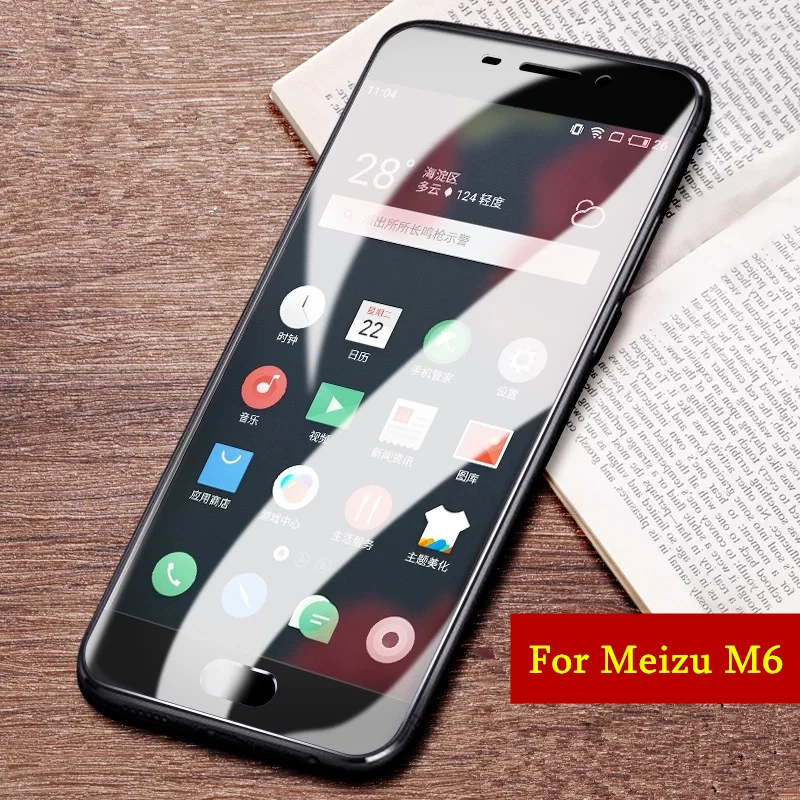 Meizu M6 закаленное стекло Meilan 6 MEIZU M 6 5," дюймовый экран протектор 9H 2.5D анти-Blu-Ray стекло защитная пленка