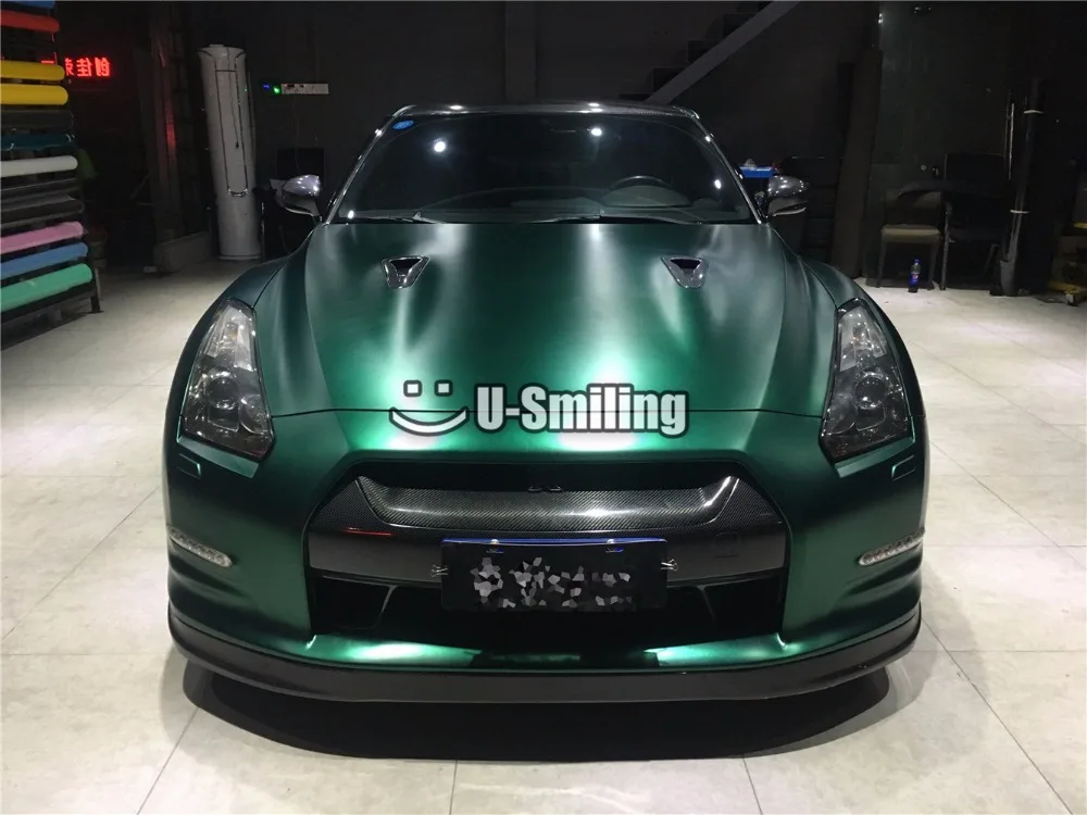 

Best Quality Pearl Metal Stone Green Vinyl Car Wrap Film For Car Sticker Bubble Free Vinyl Car Wrapping