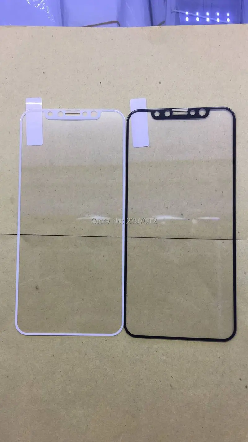 SZAICHGSI полное покрытие из твердого закаленного стекла Защита экрана для iphone x без