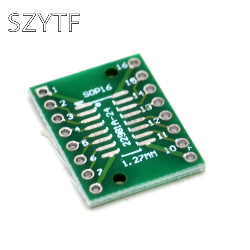 20 шт./пакет переходная пластина SOP16 SSOP16 TSSOP16 SOP DIP 0 65/1 27 мм|sop to dip|sop dip adapterplate adapter |