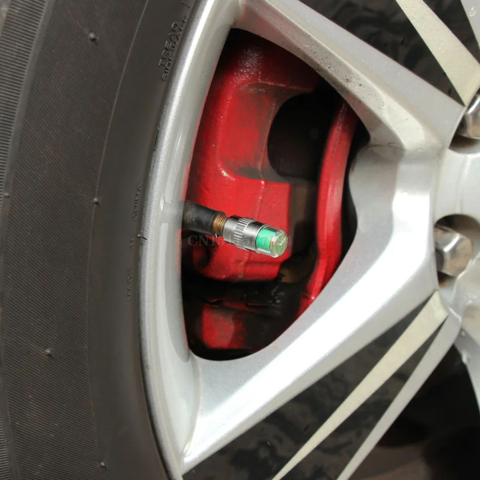 Автомобильный датчик контроля давления в шинах крышек Индикатор оповещения для