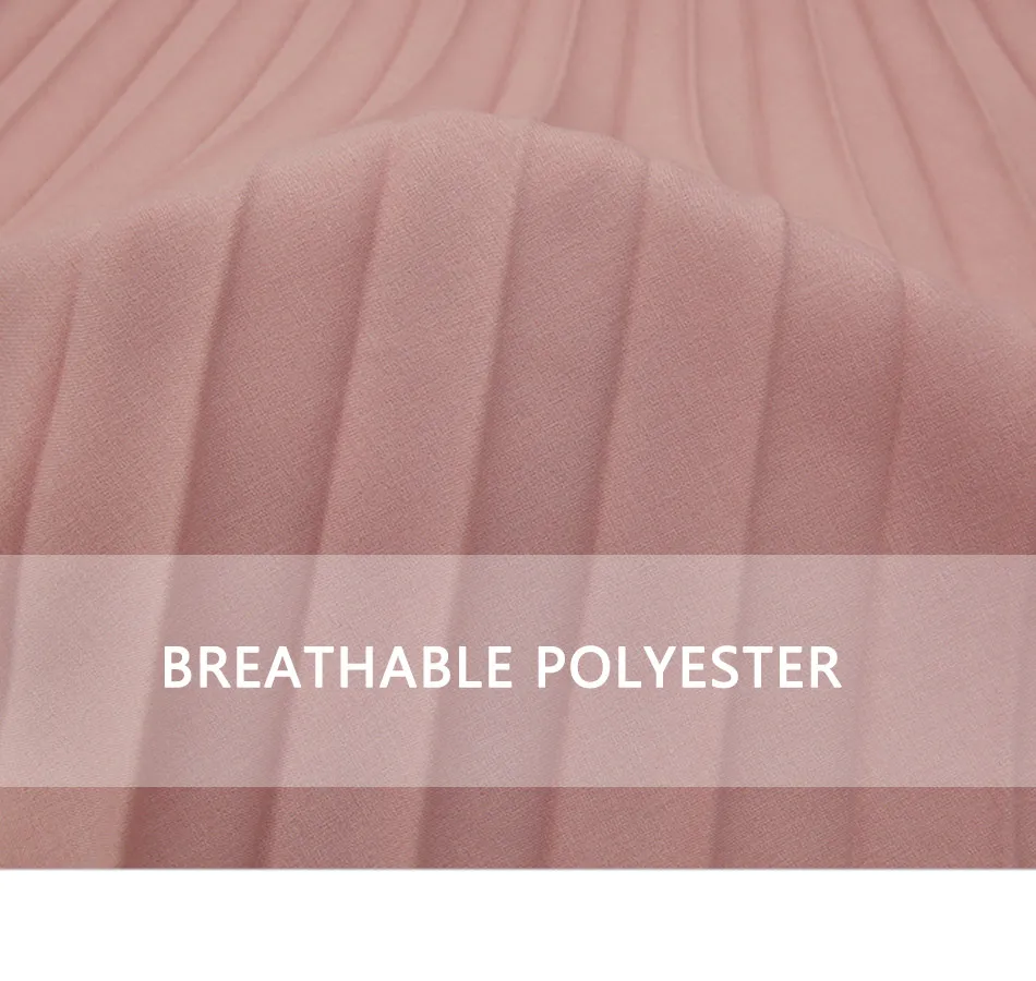 High Waist Pleated Skirt Fashion Solid Long Skirts Black Pink Length Elastic Skirts Woman Summer Fashion Office Maxi Skirt
