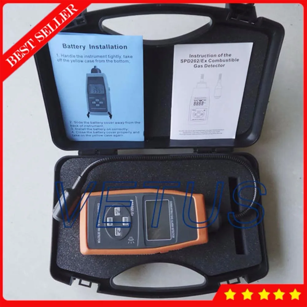 Цифровой детектор природного газа SPD202 сжиженный нефтяной газ угольный горючий