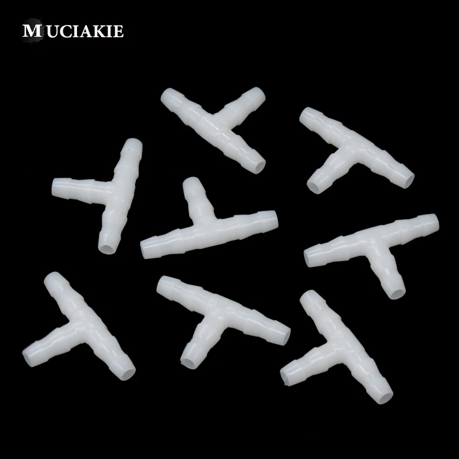 MUCIAKIE 50 шт. белый Садовый орошение 1/4 дюйма шланг оросительный соединитель Барб