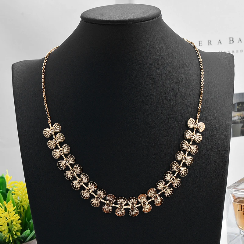 Imitationgold изделия бантом necklac не выцветают Материал: медь Цвет: золото в розницу и