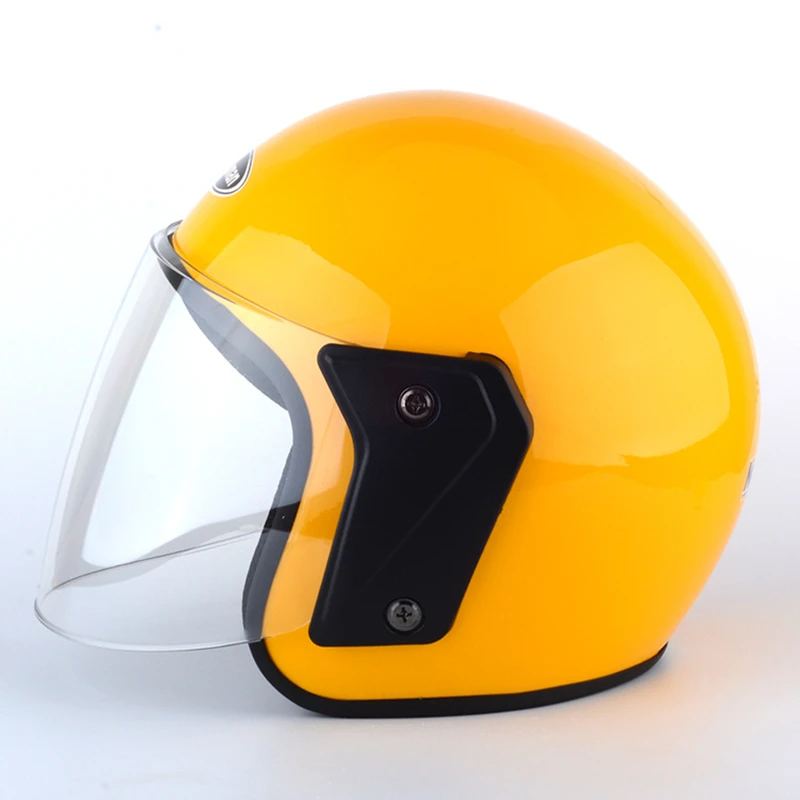 LMoDri мотоцикл с открытым лицом Capacete Para Motocicleta Cascos мото гоночный мотоцикл JIEKAI винтажные шлемы с двойным объективом