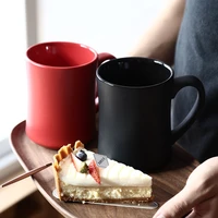 510ml frosted hot water mug coffee cup large capacity household classic nordic breakfast milk cup tazas de ceramica creativas