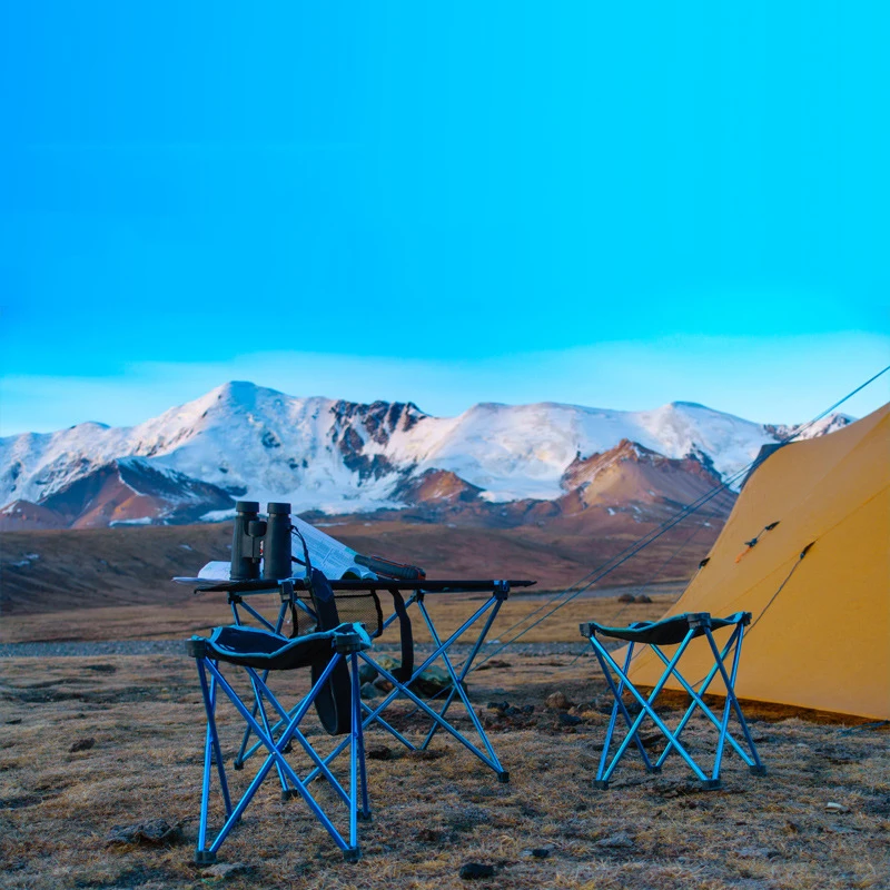 Портативные складные садовые наборы 1 стол + 2 стула походный уличная мебель