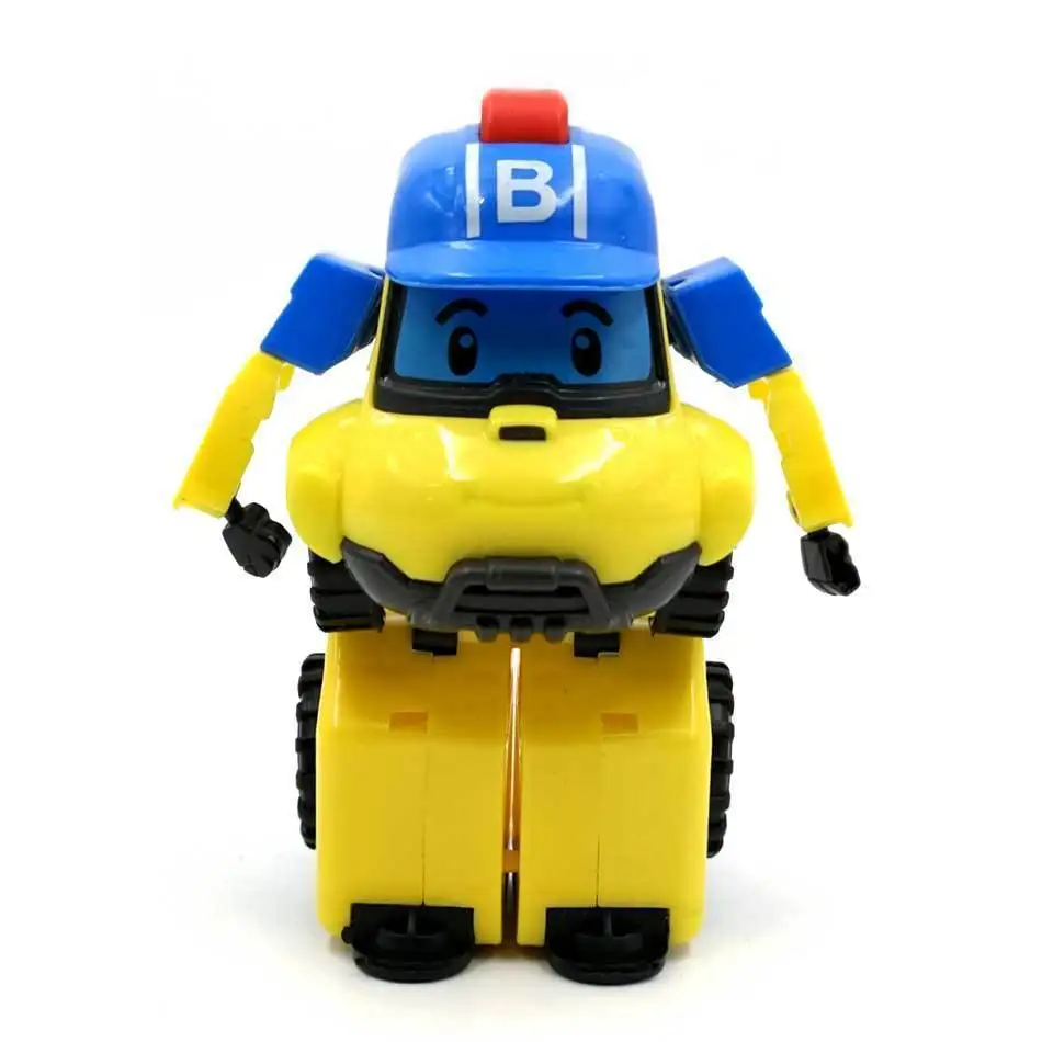6 Styles Korean Kid Toys Robocar Poli Transformation Robot Poli Amber Roy Car Toys Action Figure Toys For Children Best Gifts
