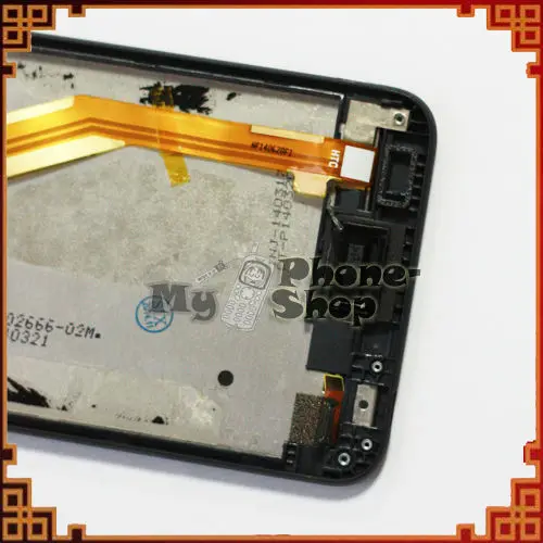 10 шт./лот Одна Sim для HTC Desire 816 ЖК ДИСПЛЕЙ с Сенсорным экран Ассамблея + Рамка Alibaba
