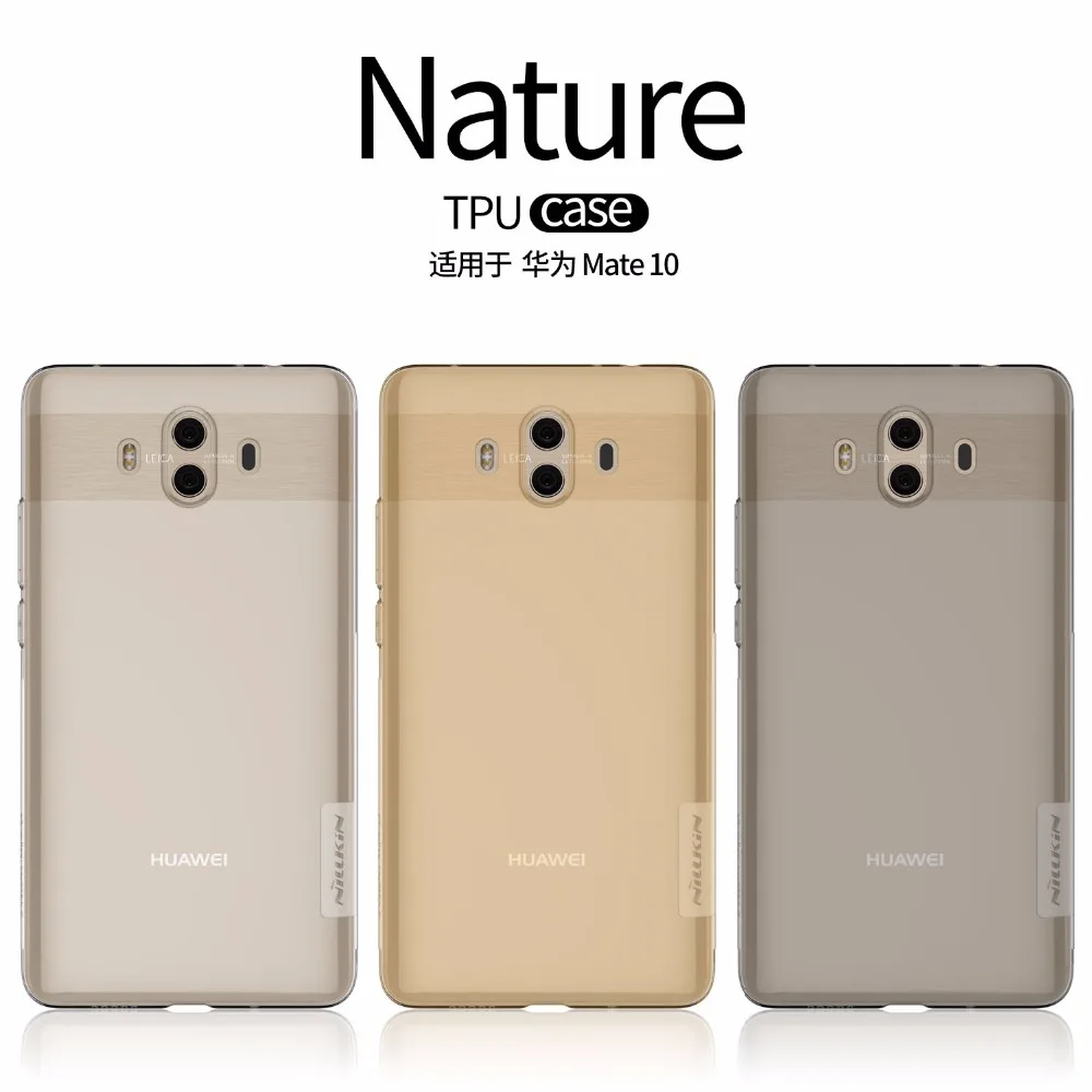 Чехол для huawei mate 10 NILLKIN Ультратонкий Прозрачный чехол из ТПУ с природой pro