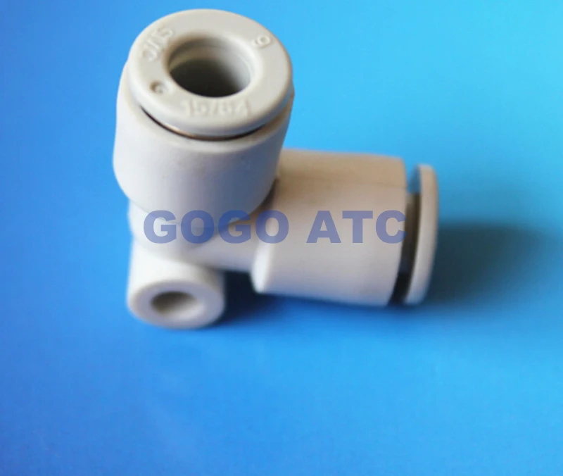 SMC type High quality fittings KJL23-00 O.D 3.2mm thread Union Elbow one-touch mini pneumatic | Строительство и ремонт