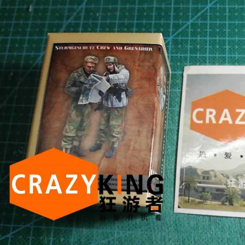 1/35 фигурка солдата из смолы модель танка гренадный двойпосылка белая GK ручная