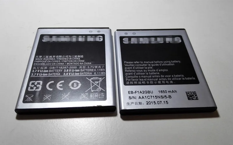 EB-F1A2GBU Аккумулятор Для SAMSUNG Galaxy S2 I9100 9100 i9100g i9103 i9105 I9108 i9050 i9188 i77 T989 2 шт. за лот |
