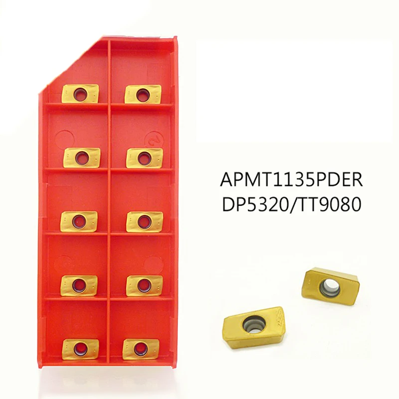 10pcs carbide inserts APMT1135PDER APMT604 DP5320 Cutting tools for lathe Mill cnc milling cutter | Инструменты