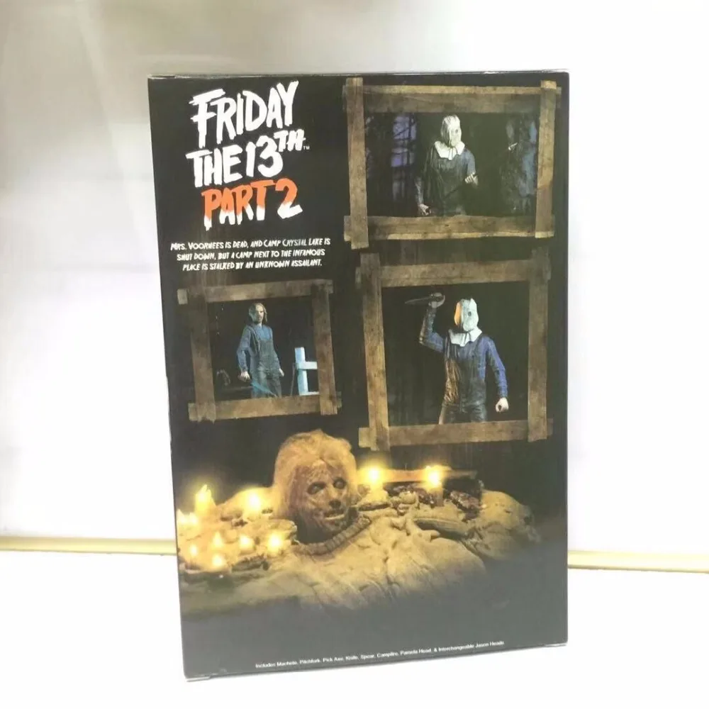 NECA пятница часть 2 Джейсон ПВХ экшн фигурка модель игрушка для рождественского