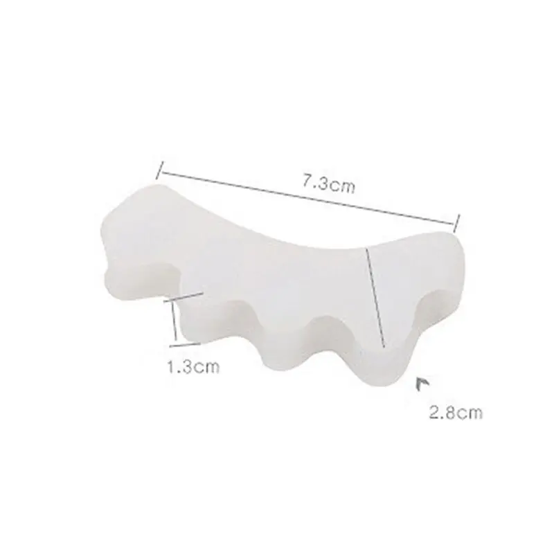 1 Pair Foot Care Tool Sholl Hallux Valgus Correction Of The Thumb Toe Separator Bursitis Pedicure Silicone Corrector For Toes | Спорт и