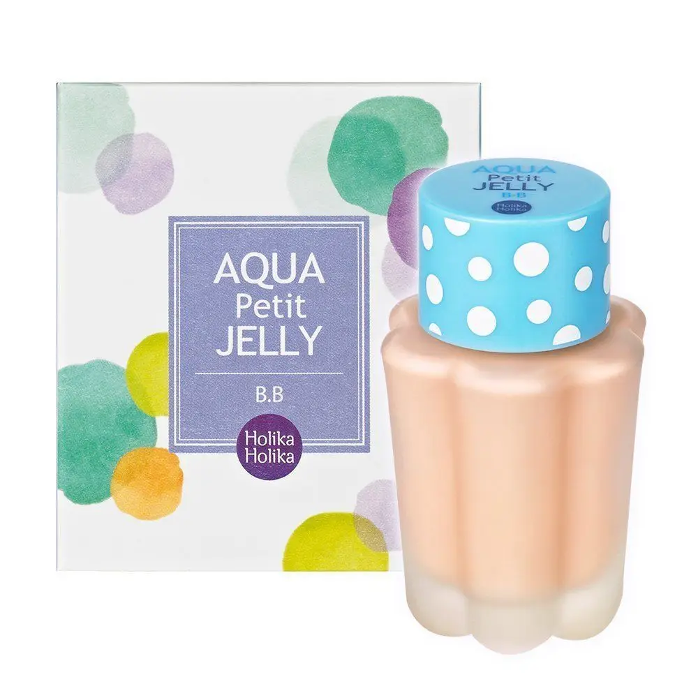 Крем для лица HOLIKA Aqua Petit Jelly BB SPF20 PA + база макияжа жидкий крем отбеливающий