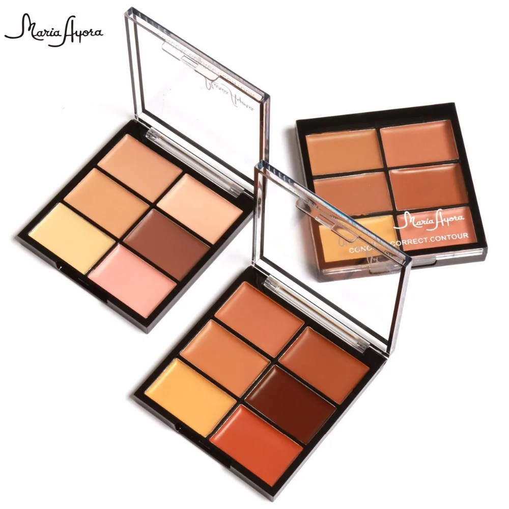 6 видов цветов натуральный праймер для макияжа лица консилер палитра скрывает