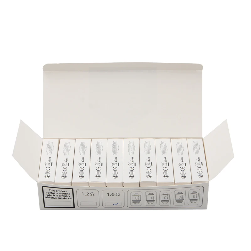 Оригинальная катушка JUSTFOG Q16 сменные головки для C14 G14 S14 Q14 P16A P14A 10 шт.-20 шт. 1 2 Ом |