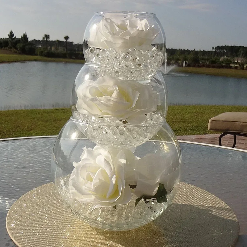 100 шт. Волшебные цветочные хрустальные Водяные Шарики для почвы шарики цветочных