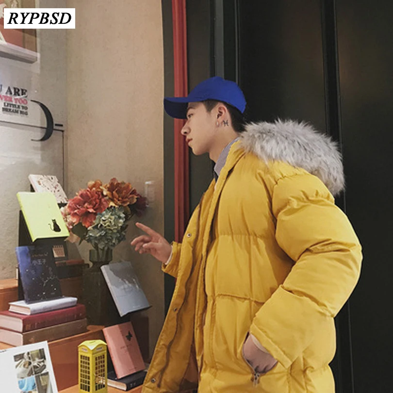 Новинка 2019 зимние мужские пальто парки Повседневная толстая верхняя одежда