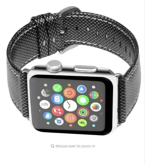 Пояса из натуральной кожи Apple Watch группа 38 мм 42 замена ремешок для iwatch sport & издание