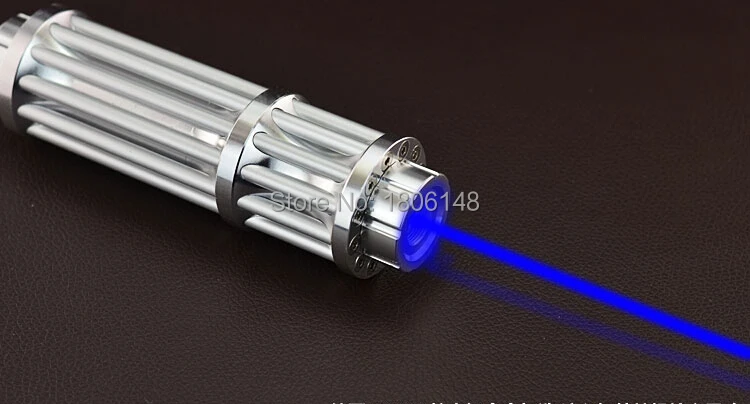 

Strong power Military Blue laser pointer 500000m 500W 450nm Flashlight Light Burning match/dry wood/black/Burn cigarette Hunting