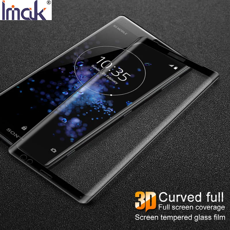 Imak Анти-взрыв 3D полное покрытие закаленное стекло для sony Xperia XZ3 Dual Sim XZ3 Защита экрана для sony XZ3 glass Flim
