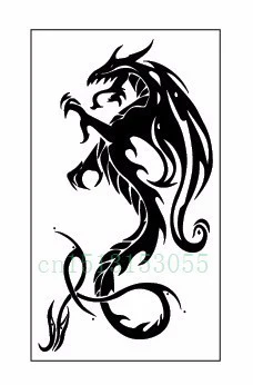 Водостойкие временные тату наклейки крутые мужские тотемные флэш поддельные