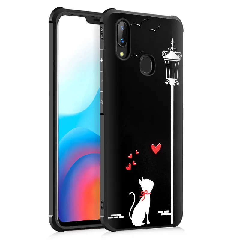 COCOSE ТПУ + силиконовый чехол для vivo x21 модных тенденций и мультфильм мягкий x21UD