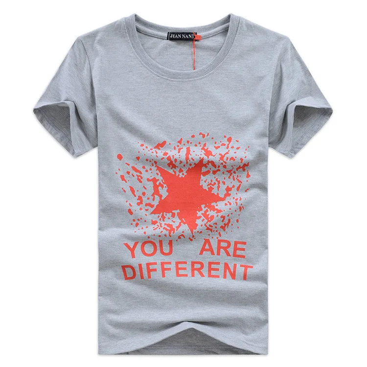 2017 летний новый мужская с коротким рукавом Футболки Хлопок Мужские футболки |