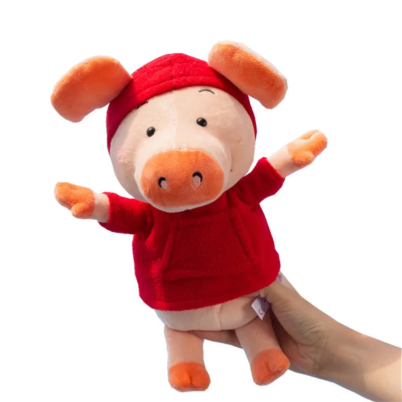 1 шт. 30 см немецкий NICI pig плюшевая игрушка WIBBLY 7 стильная одежда рубашка в полоску