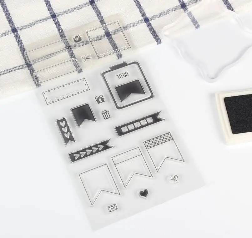 Новый альбом DIY Фотоальбом учетной записи Прозрачная силиконовая резина ясно