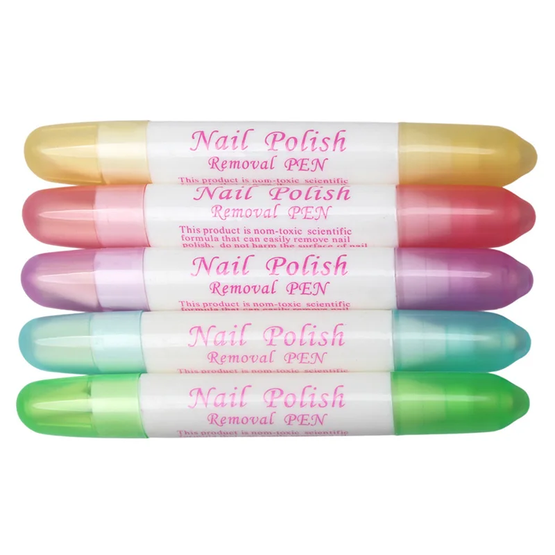 1 шт. ручка для удаления лака ногтей корректор дизайна УФ Гель лак ошибок с 3