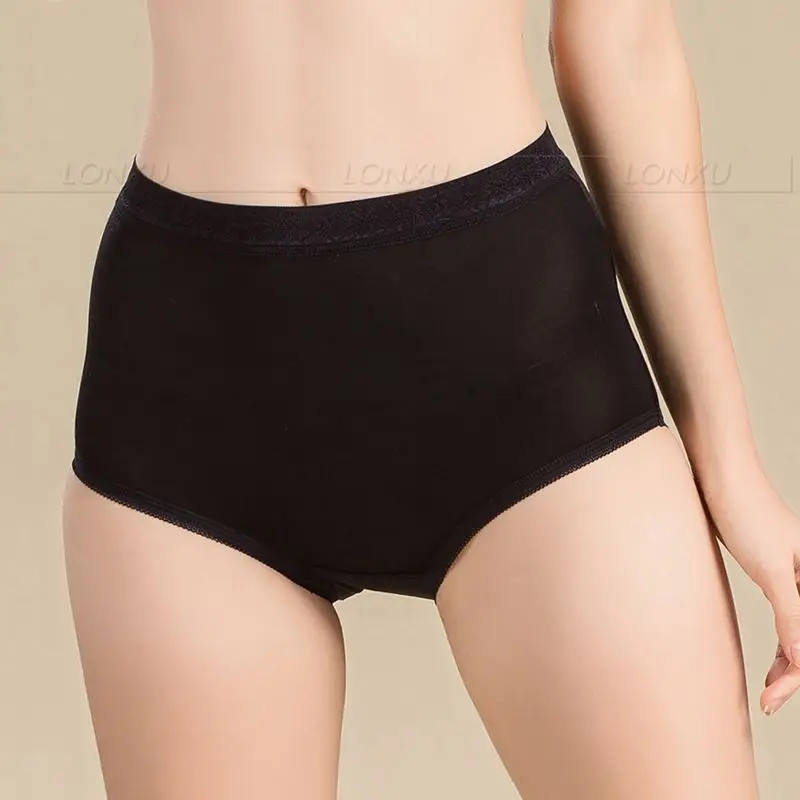 

Womens 100% Silk Knitted High Cut Briefs Panties Underwear Knickers Bikini__ S M L XL__Gifts