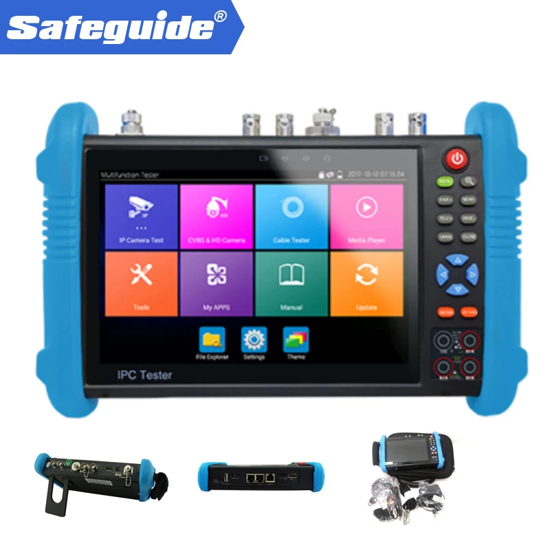 hot new products multi-function cctv tester 5MP 4MP AHD TVI CVI Camera tester for IPC-9800MOVTADHS Plus Built in WIFI,