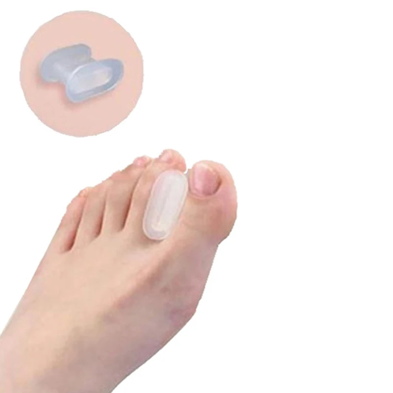 

1pair=2pcSilicone Bone Big Toe Separator For Bunions Gel Hallux Valgus Orthopedic Relief Pain And Correction Separator Foot Care